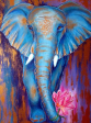 Blue Elephant - Full Drill Diamond Painting - Specially ordered for you. Delivery is approximately 4 - 6 weeks. Supply