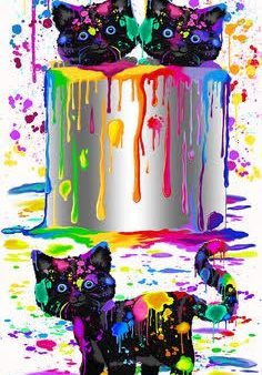 Rainbow Animals 15- Full Drill Diamond Painting - Specially ordered for you. Delivery is approximately 4 - 6 weeks. For Discount