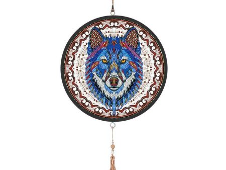 Wall Hanging Diamond Painting with Frame - Wolf Online