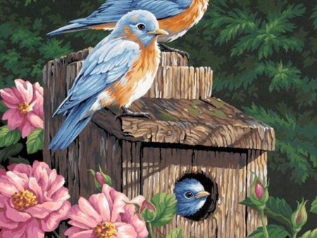 Bird House 02 - Full Drill Diamond Painting - Specially ordered for you. Delivery is approximately 4 - 6 weeks. on Sale