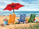 Beach Chairs - Full Drill Diamond Painting - Specially ordered for you. Delivery is approximately 4 - 6 weeks. Online Hot Sale