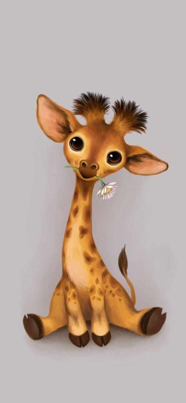 Baby Giraffe  - Full Drill Diamond Painting - Specially ordered for you. Delivery is approximately 4 - 6 weeks. For Sale