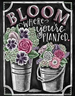 Bloom Where You Are Planted - Full Drill Diamond Painting - Specially ordered for you. Delivery is approximately 4 - 6 weeks. on Sale