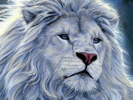 White Lion 2 - Full Drill Diamond Painting - Specially ordered for you. Delivery is approximately 4 - 6 weeks. Hot on Sale