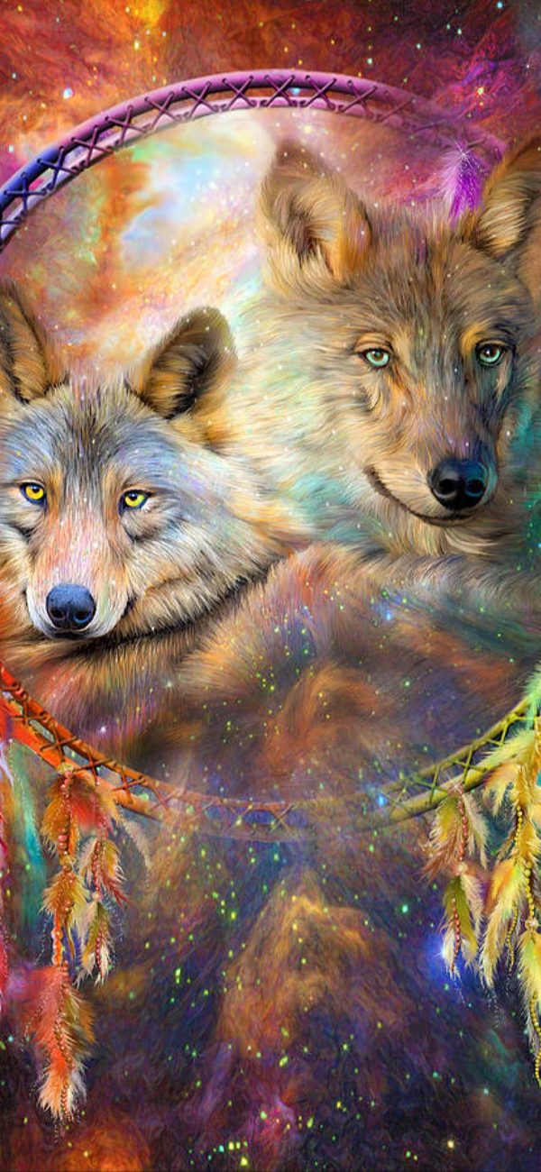 2 Wolfs Dreamcatcher- Full Drill Diamond Painting - Specially ordered for you. Delivery is approximately 4 - 6 weeks. Online