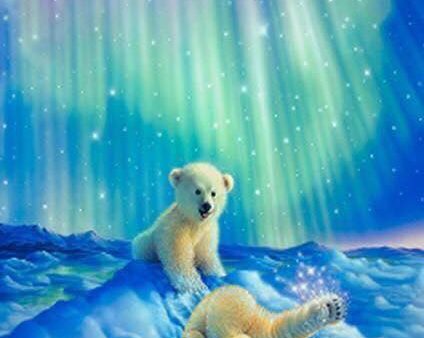 2 Polar Cubs - Full Drill Diamond Painting - Specially ordered for you. Delivery is approximately 4 - 6 weeks. Fashion