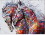 2 Horses - Full Drill Diamond Painting - Specially ordered for you. Delivery is approximately 4 - 6 weeks. Online