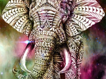 Batik Elephant - Full Drill Diamond Painting - Specially ordered for you. Delivery is approximately 4 - 6 weeks. Fashion