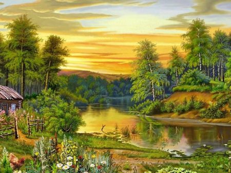 Artwork Scenery 06 - Full Drill Diamond Painting - Specially ordered for you. Delivery is approximately 4 - 6 weeks. For Cheap