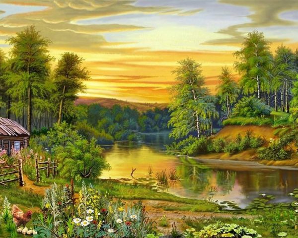 Artwork Scenery 06 - Full Drill Diamond Painting - Specially ordered for you. Delivery is approximately 4 - 6 weeks. For Cheap