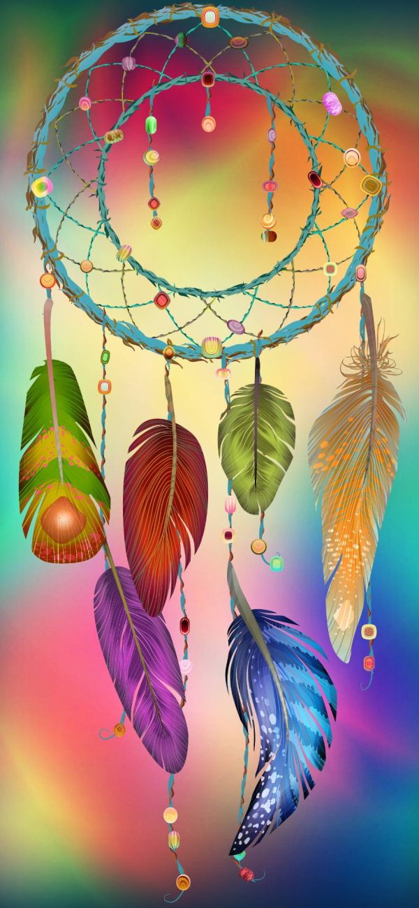 Amazing Colourful Dreamcatcher- Full Drill Diamond Painting - Specially ordered for you. Delivery is approximately 4 - 6 weeks. Online Sale