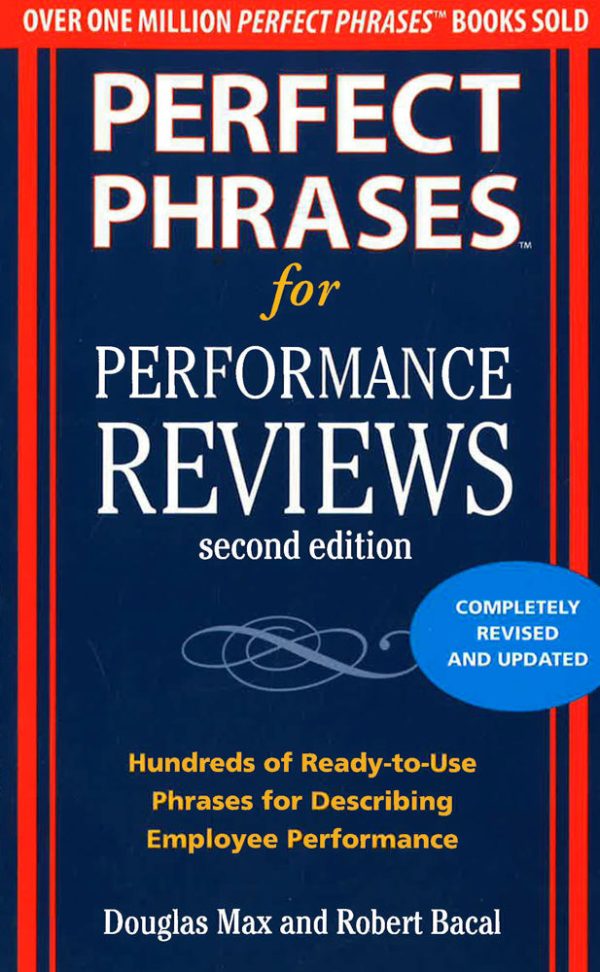 Perfect Phrases For Performance Reviews 2 E Online Sale